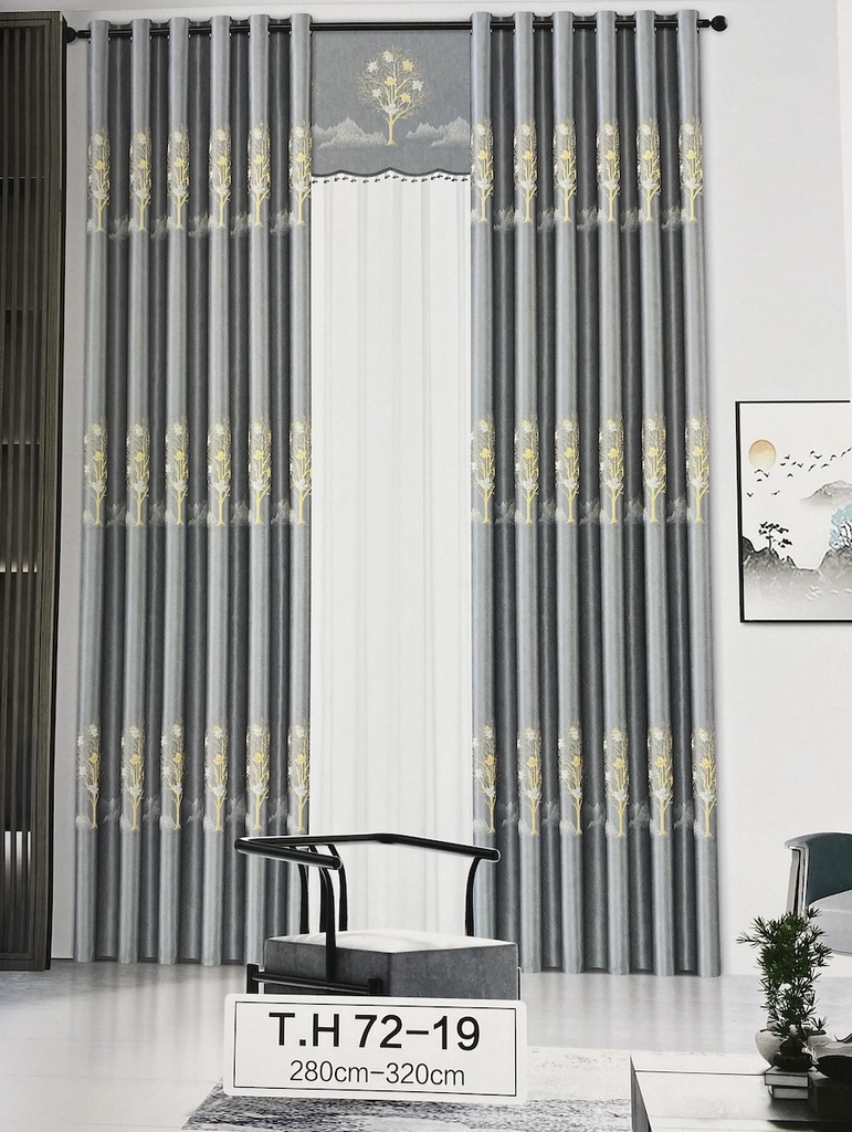 Màn vải gấm TH 72